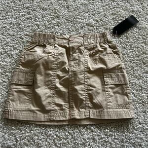 NWT Star Ride Girls Collection Khaki Cargo‎ Pocket Skirt Size 6X